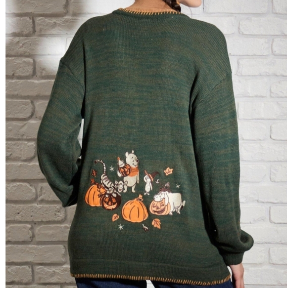 Her Universe Disney Winnie The Pooh Halloween Cardigan Sweater Size Small New! - Picture 4 of 4